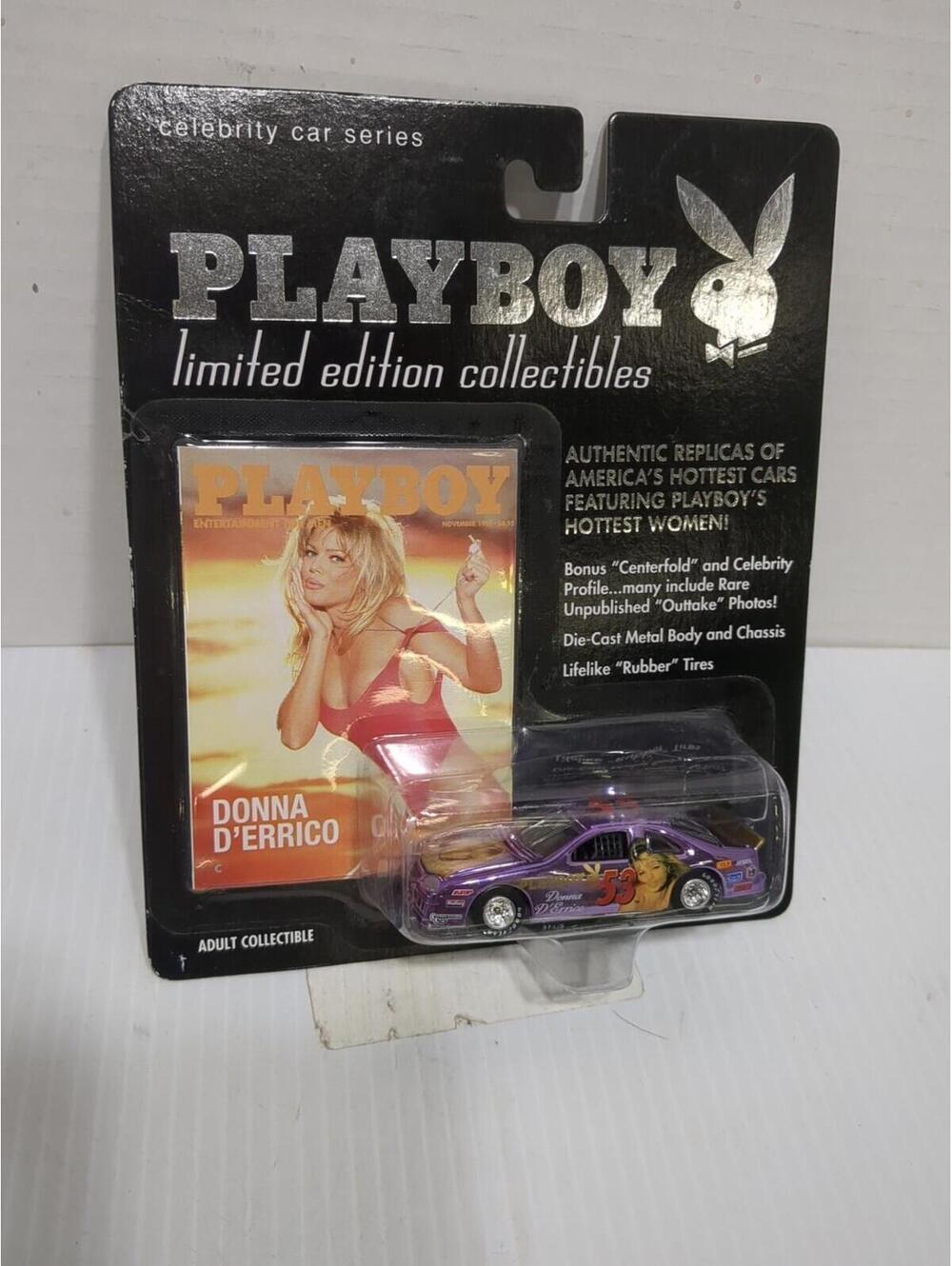 NEW IN PACKAGE DONNA D' ERRICO PLAYBOY LIMITED EDITION DIE CAST CAR #C